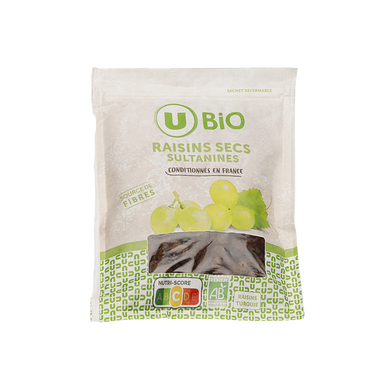 Raisins secs Sultanine - Sachet 200g