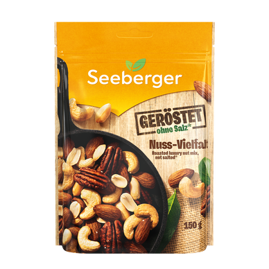 Mélange de graines grillées non salées Seeberger - Sachet 150g