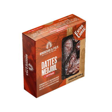 Datte Medjool "L'Atypique" - BROUSSE&FILS, boîte carton 200g