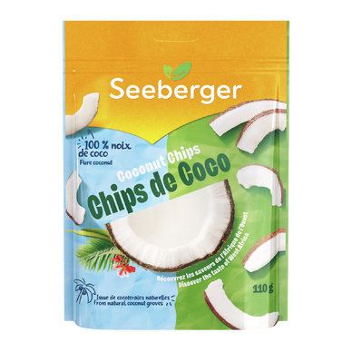Chips de coco Seeberger - Sachet 110g