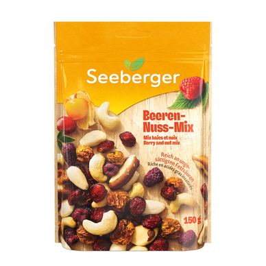 Assortiment de baies séchées et de noix Seeberger - Sachet 150g