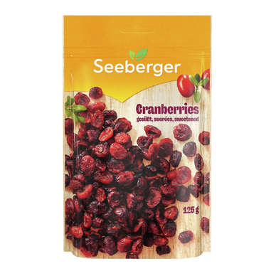 Cranberrie séchée Seeberger - Sachet 125g