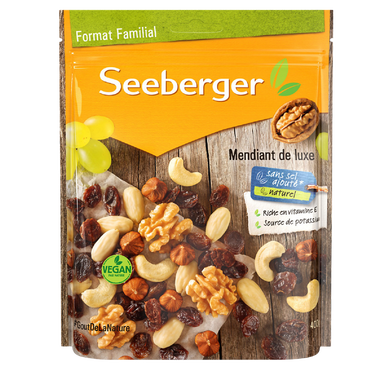 Mélange de graines "Mendiant de luxe" Seeberger - Sachet 400g