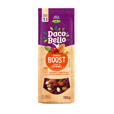 Mélange de fruits secs et graines "Formule Boost" Daco Bello - Sachet200g