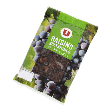 Raisins secs Sultanine - Sachet 500g