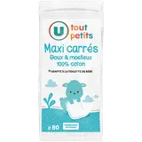 Cotons U TOUT PETITS maxi carrés bébé x80
