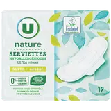 Serviettes hygiéniques ultra minces super + x12