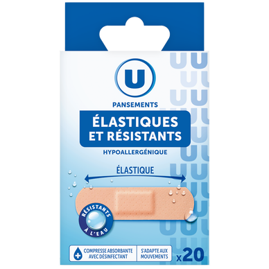 Pansements élastiques et ultra résistants  x20