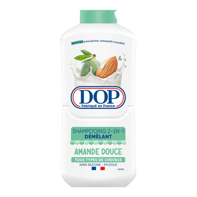 Shampooing 2en1 démêlant à l'amande douce DOP -480 ml