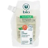 Gel lavant bio orange sanguine basilic recharge 500ml