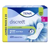 Serviettes incontinence discreet extra jumbo TENA LADY, x20