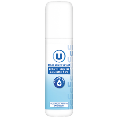 Désinfectant chlorhexidine aqueuse à 2%  spray de 100ml