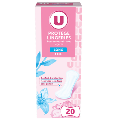 Protège-slip incontinence long  x20