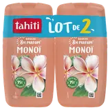 Gel douche TAHITI Parfum 8h Monoï - 2x250ml