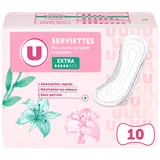 Serviettes incontinence extra  x10