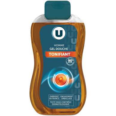 Gel douche homme tonifiant, flacon 250ml