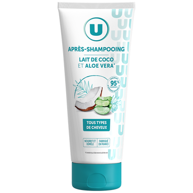 Après shampooing Tous types de cheveux, lait de coco & aloe véra - 200ml