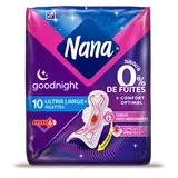 Serviettes hygiéniques ultra goodnight NANA paquet x10