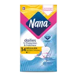 Protège-slip normal absorbant NANA, sachet de 34