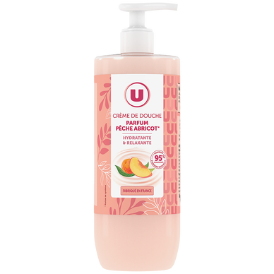 Crème de douche pêche abricot, 750ml