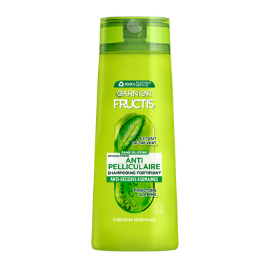 Shampoing fortifiant antipelliculaire thé vert FRUCTIS GARNIER - flacon 300ml