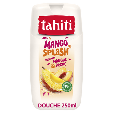 Gel douche TAHITI mango splash mangue/pêche 250ml