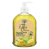 Savon liquide de Marseille parfum verveine et citron LE PETIT OLIVIER,flacon de 300ml