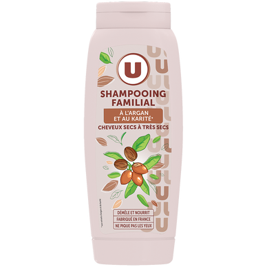 Shampooing Cheveux très secs, karité & argan  - 500ml