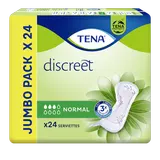 Serviette incontinence Normal Discreet TENA, x24