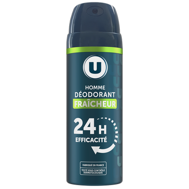 Déodorant homme fraîcheur 24h, atomiseur 200ml