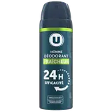 Déodorant homme fraîcheur 24h, atomiseur 200ml