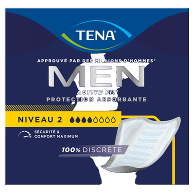 Serviette d'incontinence Level 2 TENA FOR MEN, x10