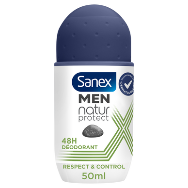 Déodorant bille Homme men respect & control SANEX, Bille 50ml