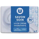 Savon soin crème hydratante, 2x100g