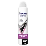 Déodorant femme invisible pure spray anti-transpirant 72h REXONA 200ml