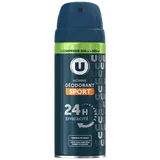 Déodorant compressé homme sport 24h, 100ml