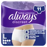 Culottes ALWAYS Discreet pour fuites urinaires taille L x11