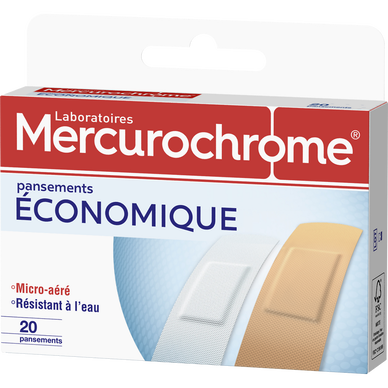 Pansements MERCUROCHROME, x20