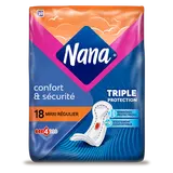 Serviettes hygiéniques maxi Normal NANA, x18
