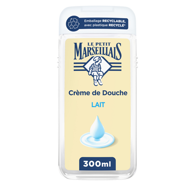 Crème de douche LE PETIT MARSEILLAIS Extra douce lait 300mL