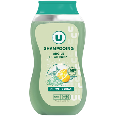Shampooing Cheveux gras, argile & citron  - 250ml