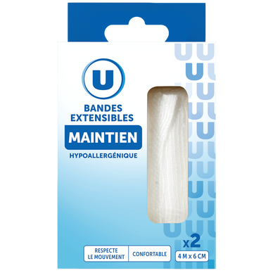 Bandes extensibles 4mx6cm  x2