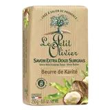Savon extra doux au karité LE PETIT OLIVIER, 250g