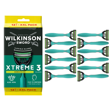 Rasoirs Jetables Xtreme 3 Sensitive Comfort WILKINSON - x12