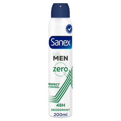Déodorant homme SANEX Men 0% respect & control - spray 200ml