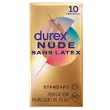 Préservatifs Nude Sans Latex Extra Lubrifés - DUREX - x10