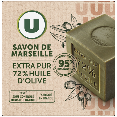 Savon de marseille extra pur olive, 300g