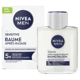 Baume après-rasage peaux sensibles NIVEA FOR MEN, flacon 100ml