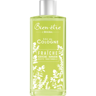 Eau de cologne fraîche verveine romarin BIEN ÊTRE - flacon 500ml