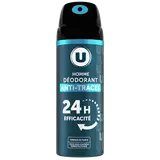 Déodorant homme anti-traces 24h, atomiseur 200ml